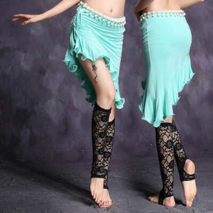 Open image in slideshow, Good Quality belly dance costume bellydance pratice clothing skirt 6colors Top&amp;skirt M, L, XL
