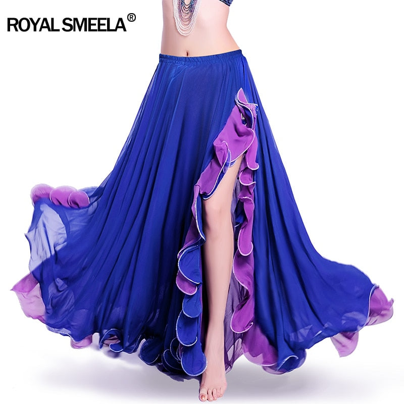 Hot Sale Free shipping High quality New bellydancing skirts belly dance skirt costume training dress or performance -6011